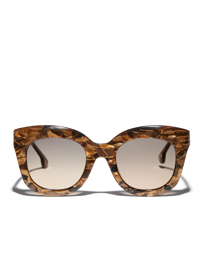 DOWNING SUNGLASSES - BRONZE QUARTZ - Alice And Olivia